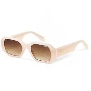 QUAY Hyped Up Sunglasses Milky Pink Frames Brown Gradient Lenses Unisex NWT Quay Australia | Accessories | Quay Hyped Up Sunglasses  main image 3
